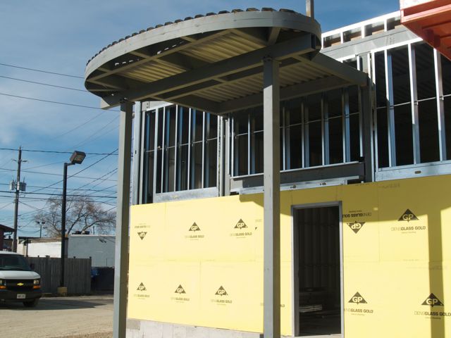 canopy over main entrance