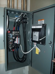 generator transfer switch wired