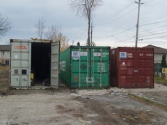 storage containers moved
